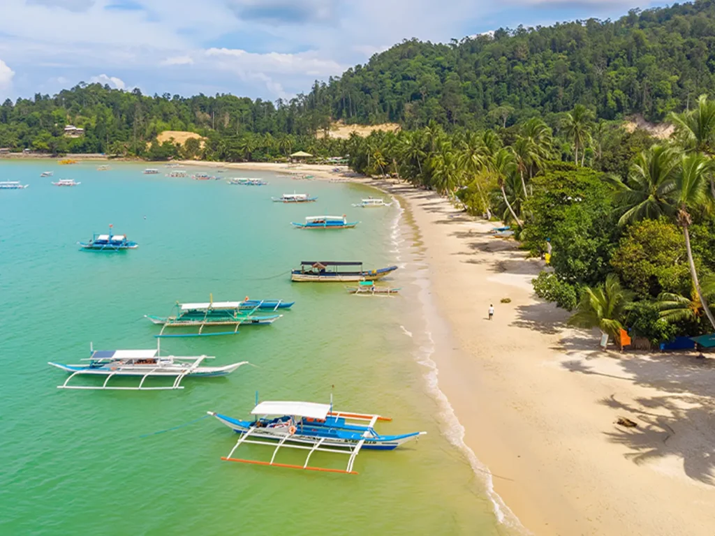 Port Barton Palawan quiet beach